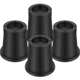 4/6/8Pcs Heavy Duty Rubber Sofa Cabinet Feet Leg Bed Risers Stand Round Furniture Risers Anti Slip Frame Riser Raising Blocks
