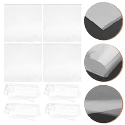 20pcs Vinyl Record Outer Sleeves Protective Covers Clear Bag Vinyl Record Supplies Album Covers Outer Sleeve Home Furniture