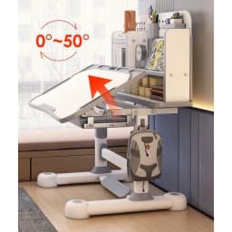 Household Student Desk and Chair Set Height Adjustable, Ergonomic Children Writing Study Table