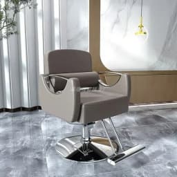 Cheap Personalized Barber Chair Folding White Design Hairstylist Barber Chair Nordic Adjustable Silla Barberia Salon Furniture
