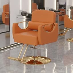 Cheap Personalized Barber Chair Folding White Design Hairstylist Barber Chair Nordic Adjustable Silla Barberia Salon Furniture