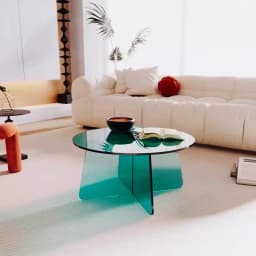 Acrylic Tea Table Coffee Table Modern Simple Light Luxury Living Room Bedroom Sofa Creative Small Side Table Leisure