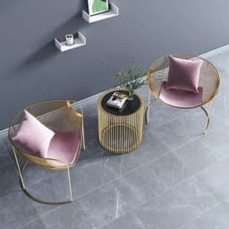 Grid Display Art Chairs Wrought Iron Sofa Modern Simple Nordic Balcony Leisure Recliner Living Room Internet Celebrity Stool