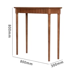 Wood Rectangular Console Table Modern Rustic Minimalist Trendy Console Table Hallway Narrow Console Meuble Wabi Sabi Furniture