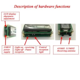 315MHZ/433MHZ Remote Control Analyzer