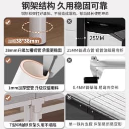 Rollaway bed single bed simple double bed 1.2 meters household lunch break small adult dormitory 1.5 meters hard plate