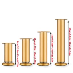 4pcs Furniture Legs Are Extendable, Adjustable Cabinet Legs, Sofa Legs, Ascending and Descending Table Legs