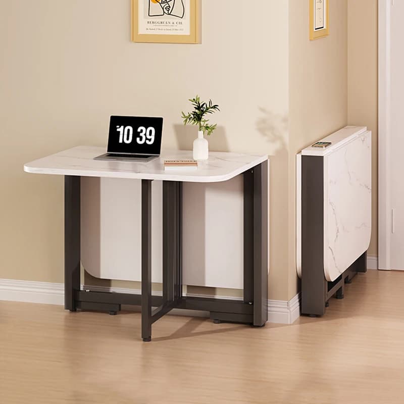 Space Saving Folding Dining Tables Square No Chair Italian Minimalist Dining Tables Thin Modern Mesa Comedor Plegables Furniture