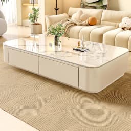 Coffee Table Slab Top Cute Clear Simple Designer Modern Luxury Decoration Side Table Writing Mesas Bajas Living Room Furniture