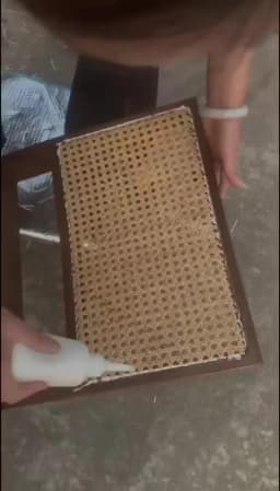 2024 New Colors Indonesian Plastic Rattan Cane Webbing Roll Wicker Sheet Outdoor Chair Table Furniture Repair Material Exclusive
