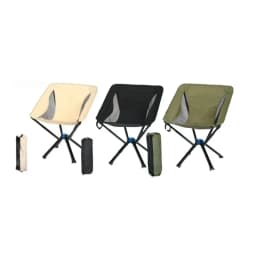 Outdoor Portable Quick Open CLIQ Chair Lightweight Folding Aluminum Fishing Backpacking Beach Camping Chair