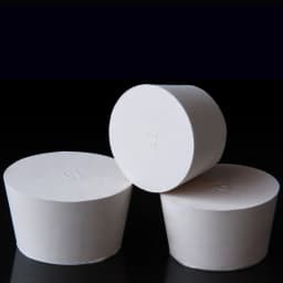 1~5pcs Rubber Stopper Bottle Tapered Hole Bung Plug Lab Test Tube Sealing Plugs -Various Sizes