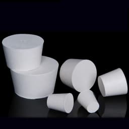 1~5pcs Rubber Stopper Bottle Tapered Hole Bung Plug Lab Test Tube Sealing Plugs -Various Sizes