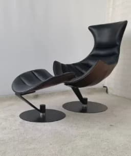#High Quality Indoor/Outdoor Home and Hotel Lounger Chair Wood and Leather Fabric with Living Room Seating Accent