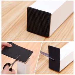 12/30/48pcs Furniture Pads, Adhesive Rubber DIY Furniture Feet Pad, Table Legs Stools, Chairs Mats, Table And Chair Foot Protec