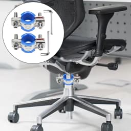 2x Office Chair Sinking Stopper 25-27mm Sinking Office Chair Repair Set