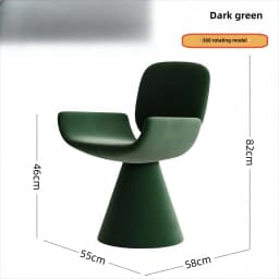 Hot Furniture Italian Style, Light Luxury, Chair, Simple Style, Dressing Stool, Household, Rotatable, High-end, Dining Chair