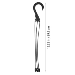5pcs White Hooks For Baskets Flowerpot Hangers Durable Plant Shelves Garden Accessories Plastic Planter Hooks Outdoor Furniture
