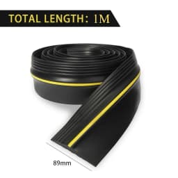 1/2/3 Meters Garage Door Bottom Seal Weather Stripping PVC Rubber Seal Strip Door Bottom Seal Water Noise Seal Bumper Strip