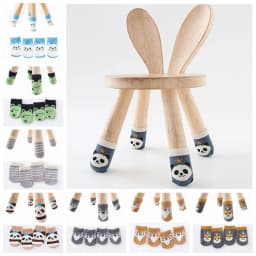 High Elastic Table Legs Socks Furniture Protectors Covers Non-Slip Knitted Floor Protection Pads Chair Foot Cover