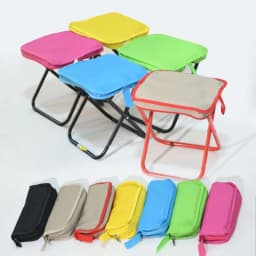 Pencil Case Foldable Small Mazar Creative Pocket Hand Stool Bag Lazy New Go Out Carry Mini Chair Stool Folding Stool
