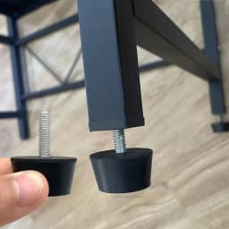 Rubber Adjustable Feet Pad With Screw M6 M8 M10 Table Chair Balck Leveling Foot Pad Furniture Leg Anti-shock Protections