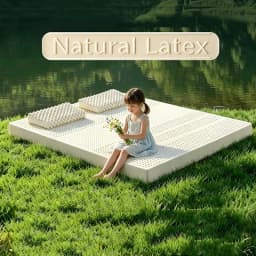 High End Natural Latex Mattress Thailand Pure Rubber Mat Slow Rebound Home Single Double Mattress With Cover Hotel Cushion Mat