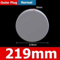1-10pcs 20/25/32/40/50/60/75/89/110/140/160/165/200/250/315/400mm PVC Pipe Plug Cap Tube Cover White Drainage Pipe protect cover