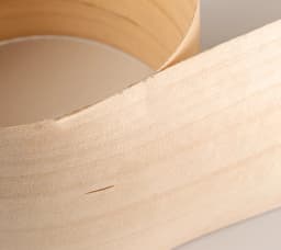 L:2.5meters Width:180mm Thick:0.6mm Natural Spruce Wood Veneer Specifically for Table Tennis Rackets and Ideal for DIY Home Deco
