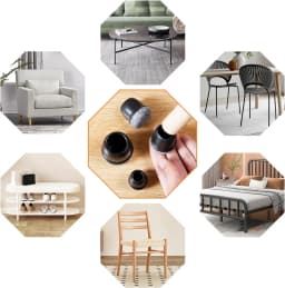 Chair Leg Floor Protectors Felt Foot Cover Silicone Diagonal with Thick Wrap Felt Pads Furniture Table Feet Protect Floors