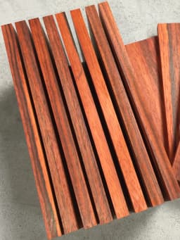2PCS 2-30MM Thickness 5-50CM DIY Sound Box Material African Rosewood Timber Log Rare Wood Block Wood Lumber Custom Made Rosewood