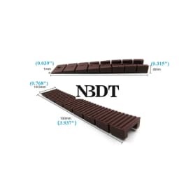 50Pcs Plastic Sectional Wobble Wedges Shims Leveling Pad For Funiture