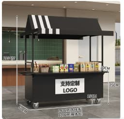 Mobile Market Shopping Mall Outdoor Night Market Stall Internet Celebrity Snack Trolley