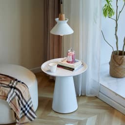 Light Luxury Corners and Household Bedrooms Simple Side Table Living Room Round Table Bedside Cabinet Creative Small Tea Tables