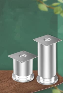 4pcs Adjustable Support Segs, Sofa Legs, Coffee Table Legs, Stainless Steel Furniture Legs