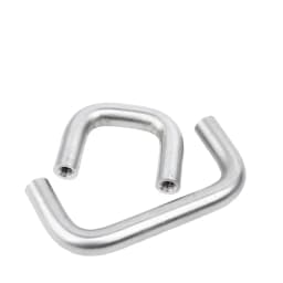 M4~M8 304 Stainless Steel Innerl Thread U-Shaped Double Curved Handle Modern Cabinet Door Handles Nordic Drawer Door Knobs Pulls