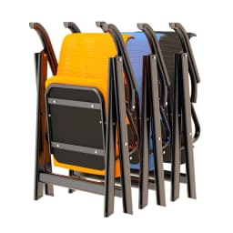 Comfortable Folding Office Chair Adjustable Backrest Desk Chair for Long Sitting Use for Study/ Meeting/ Gaming & Training