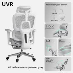 UVR Office Chair Ergonomic Design Furniture Adjustable Mesh Staff Chair Backrest Armrest Stool Comfortable WCG Gaming Chair
