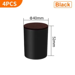 Bed Furniture Square Risers Solid Steel Bed Furniture Post Lifts Protect Floors Anti Scratch Wood and Carpet Surface Heavy Duty