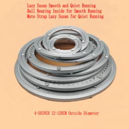 Aluminium Alloy Lazy Susan Serving Ring Rotating Swivel Plate Steel Ball Bearing Round Turntable