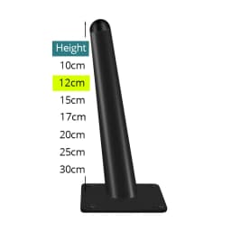 KAK 4pcs Gold Furniture Legs Black Cold Rolled Steel Table Feet Sofa Bed Leg Replacement 800KG Heavy Duty Furniture Hardware