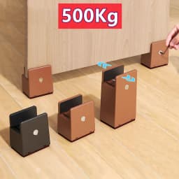4PCS Adjustable Chair Feet Riser Screw Clamp 2 4 Inch Height Heavy Duty Sofa Tables Bed Furniture Risers With Screw Clamp