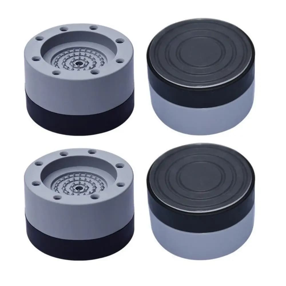 Universal Adjustable Bed Risers Heavy Duty Plastic Furniture Risers Round Bed Frame Risers Furniture Raise Blocks Home Supplies