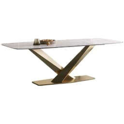 small apartment often practical rock slab dining table and chairs household high-end with chairs stainless steel dining table