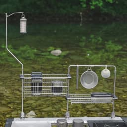 BAAU Outdoor -Table Supply Portable Stainless Steel Camping -Table Accessories New,Retaining Clamp