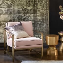 luxury side table Brush Brass console table Nordic Contemporary corner coffee table