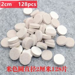 128-18Pcs Thicken 5mm Felt Chair Leg Pads Self Adhesive Furniture Mute Non-slip Anti-collision Gasket Wood Floor Protectors Mats