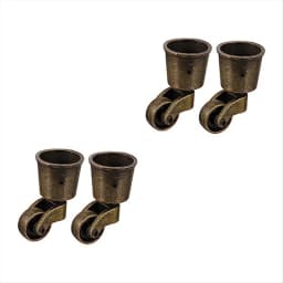A04I Sofa Casters Round Sofa Heavy Duty Slides Swivel Casters 1.5 Inch Casters Retro Casters Furniture Pulleys,4 PCS