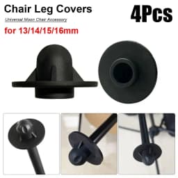 4Pcs Universal Moon Chair Leg Covers Anti-slip Wear-resistant Leg Protectors Anti-sag Removable Foot Covers Chair Accessories