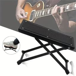 Adjustable Folding Footrest 4-Height Levels Non-Slip Pedicure Platform Stable Pedal Stand for Beauty Salons Toe Nail Care Tool